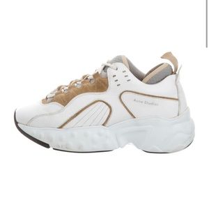 Acne Manhattan Chunky Sneakers Beige